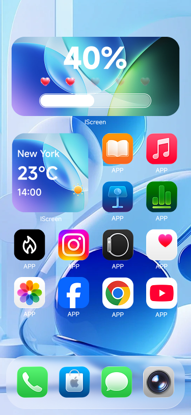 Pink tulip wallpaper home screen preview